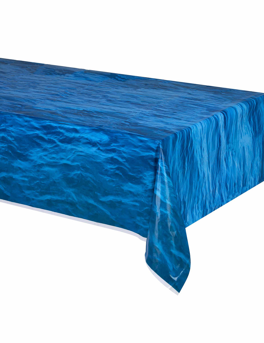Nappe en plastique vagues de l'océan bleue
