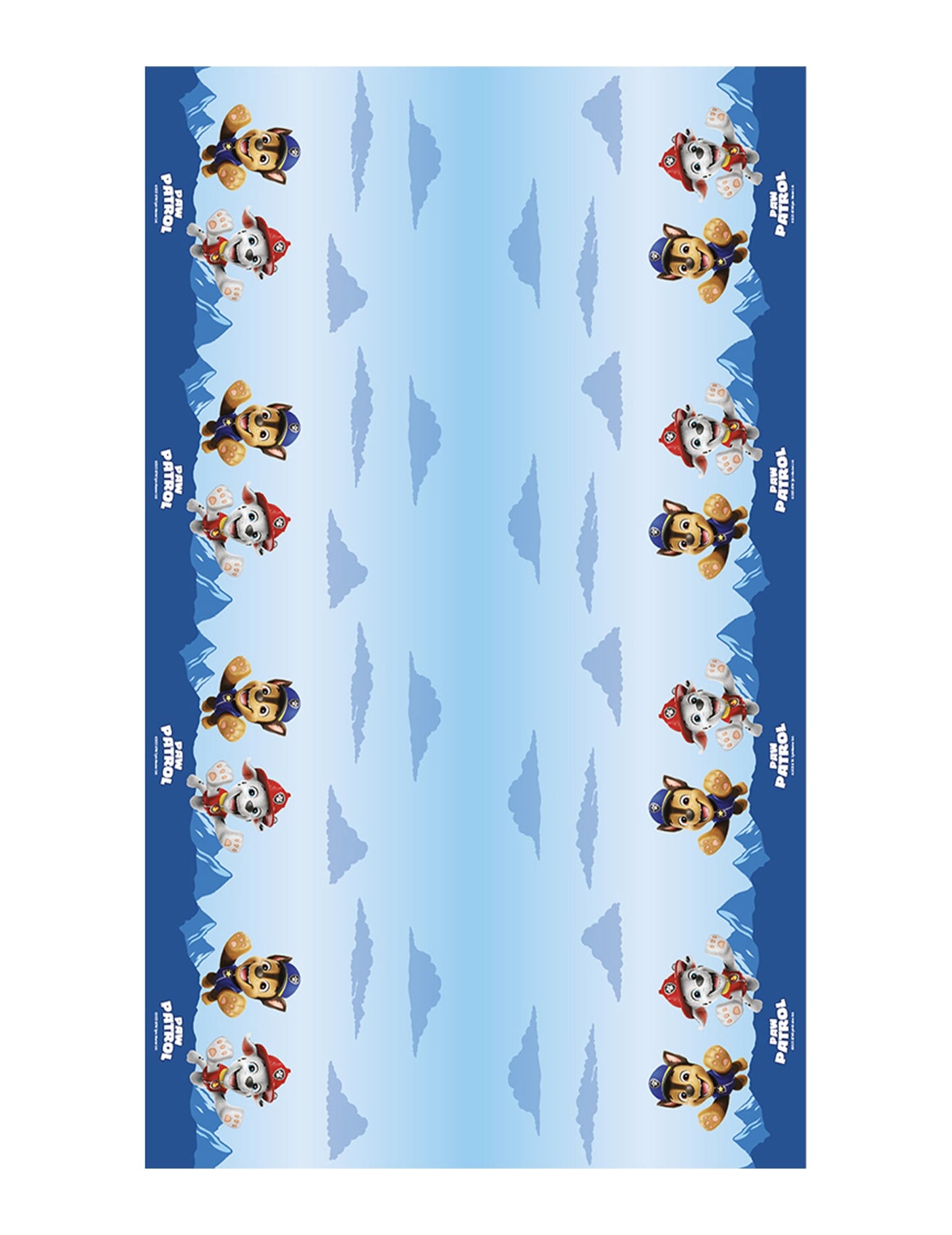 Mantel de papel azul Pat'patrouille™ 1,36 x 2,28 m