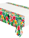 Mantel de plástico Palm Tropical Luau 137 x 213 cm