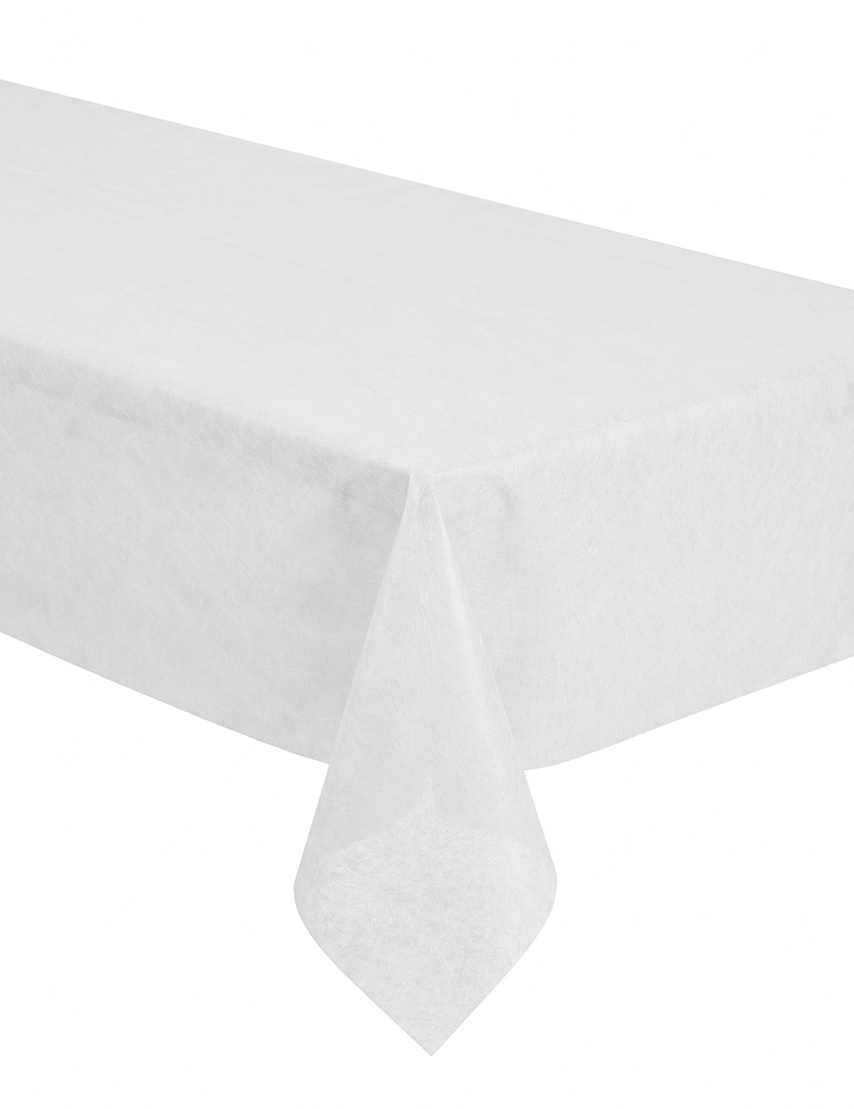 Mantel en rollo de tejido no tejido blanco 120 cm x 10 m