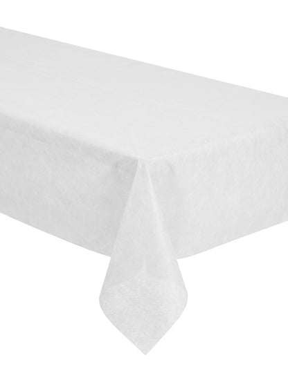 Mantel en rollo de tejido no tejido blanco 120 cm x 10 m