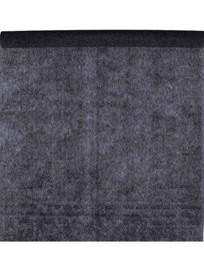 Mantel en rollo de tejido no tejido negro 120 cm x 10 m