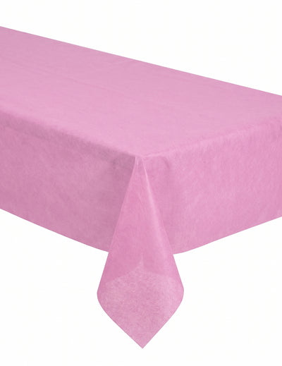 Mantel en rollo de tejido no tejido rosa 120 cm x 10 m