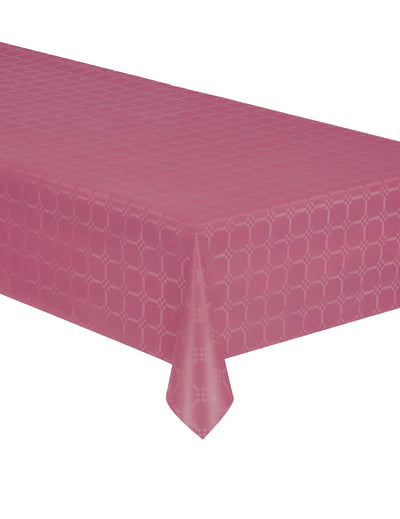 Mantel de papel damasco rosa viejo en rollo 6 m grueso