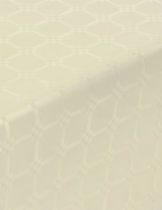 Détail du motif de la nappe en rouleau papier damassé pour fête