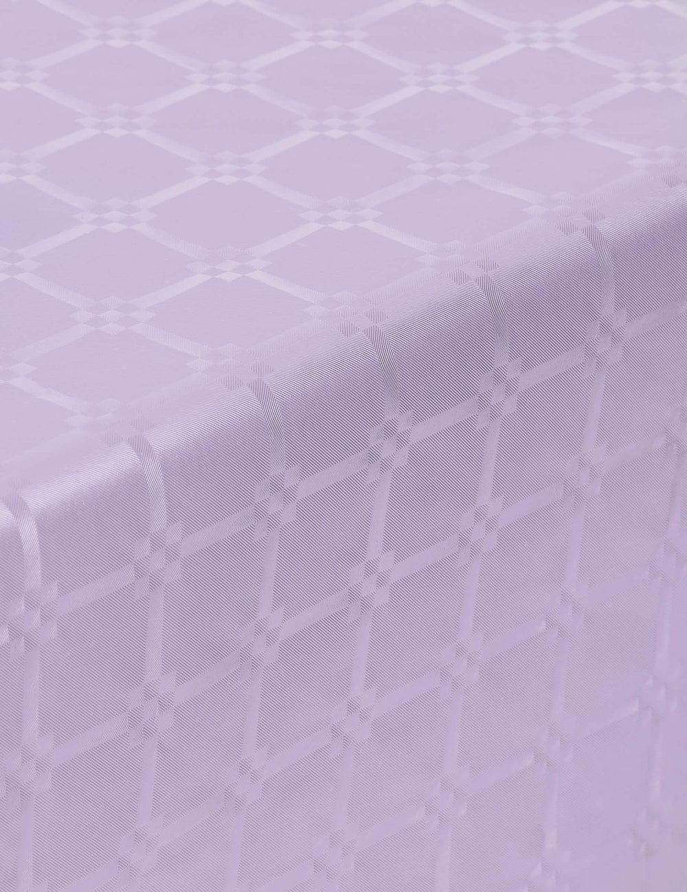 Detalle del motivo del mantel de papel damasco lila grueso
