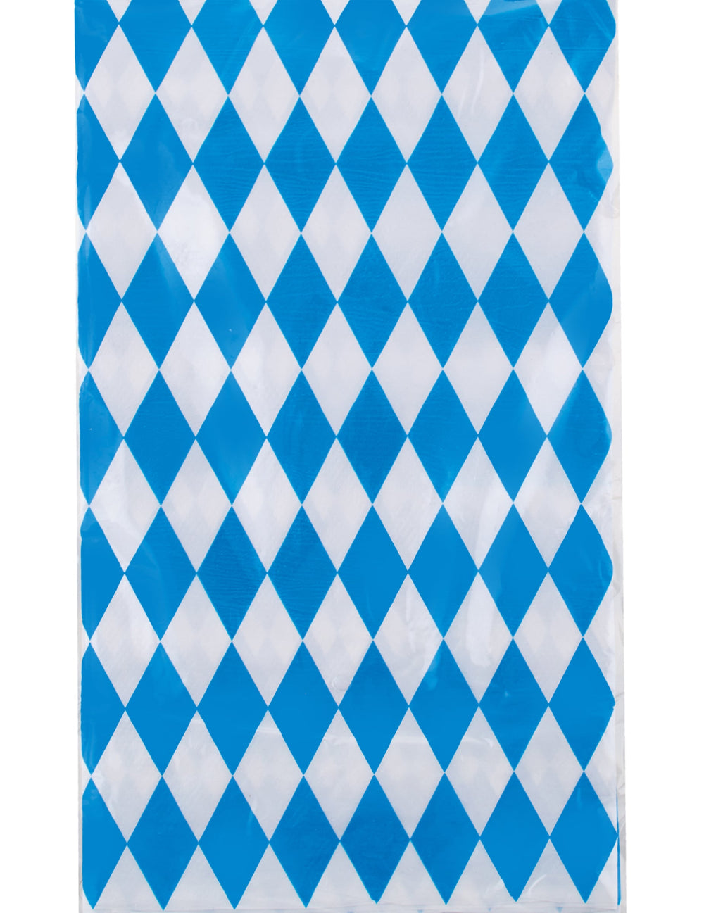 Nappe Fête de la bière bleue et blanche à losanges