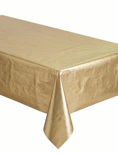 Mantel metálico dorado 120 cm x 20 m