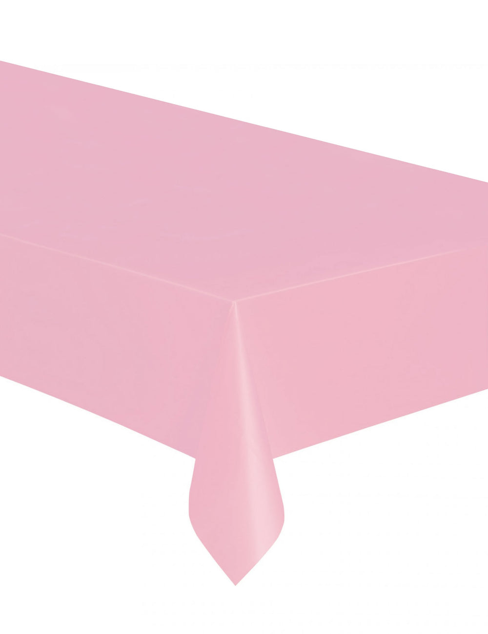 Nappe rectangulaire en plastique rose clair