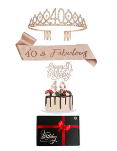 Accesorios de cumpleaños 40 años
