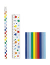 Set de 18 accesorios de papelería Arcoíris