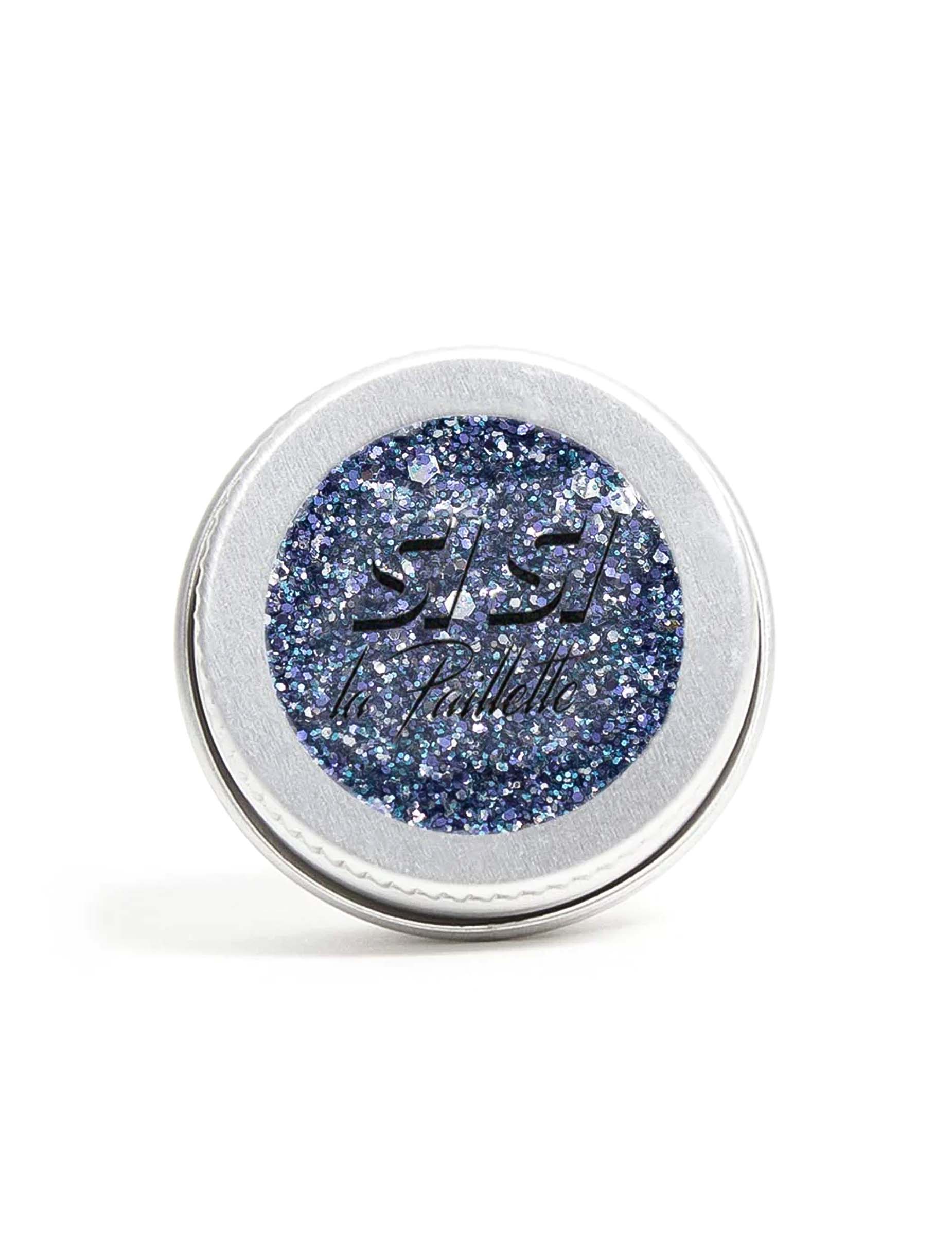 Paillettes biodégradables indiGlow Si si la paillette pour maquillage bleu et violet