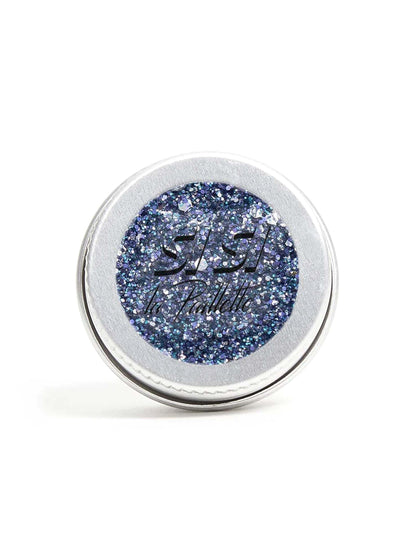 Paillettes biodégradables indiGlow Si si la paillette pour maquillage bleu et violet