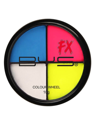 Paleta de maquillaje 4 colores neón 10 g