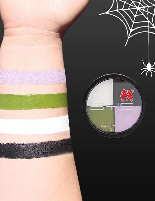 Paleta de maquillaje 4 colores Halloween zombie 10 g