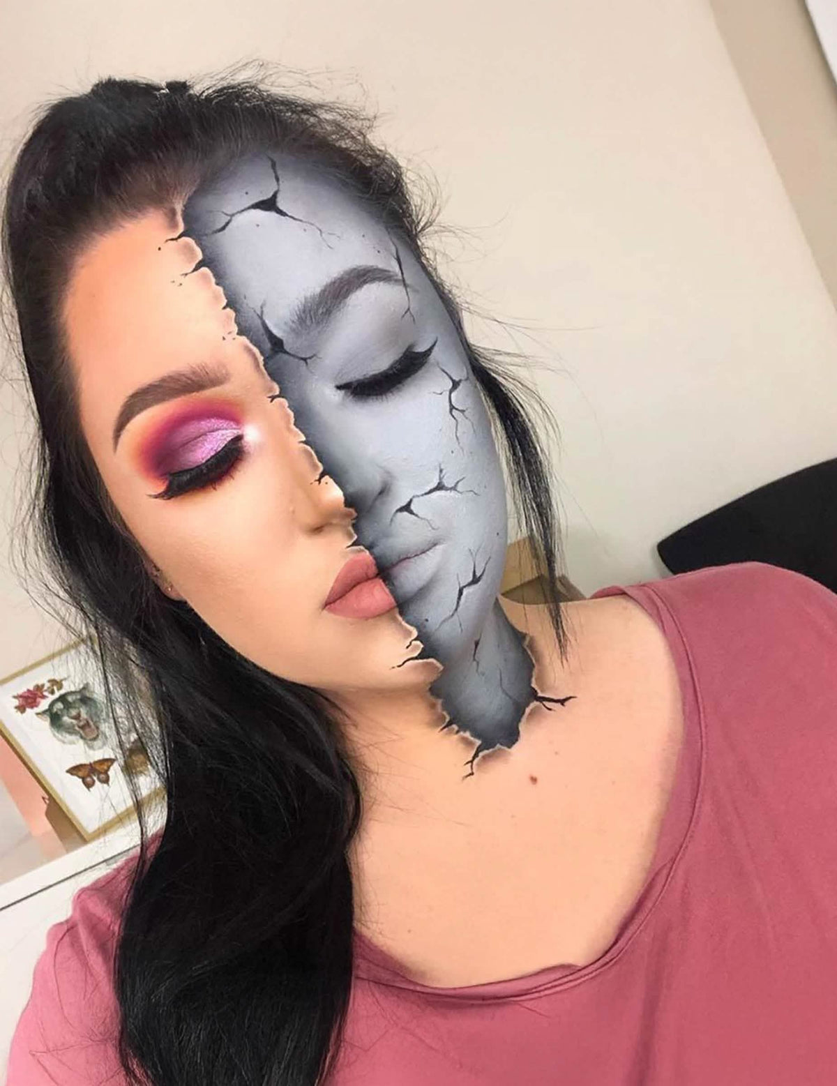 Paleta de maquillaje 4 colores Halloween zombie 10 g