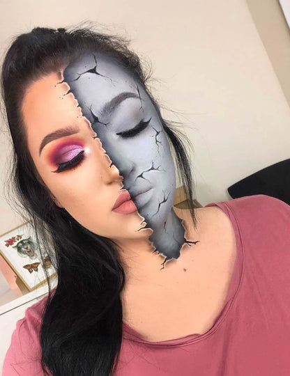 Paleta de maquillaje 4 colores Halloween zombie 10 g