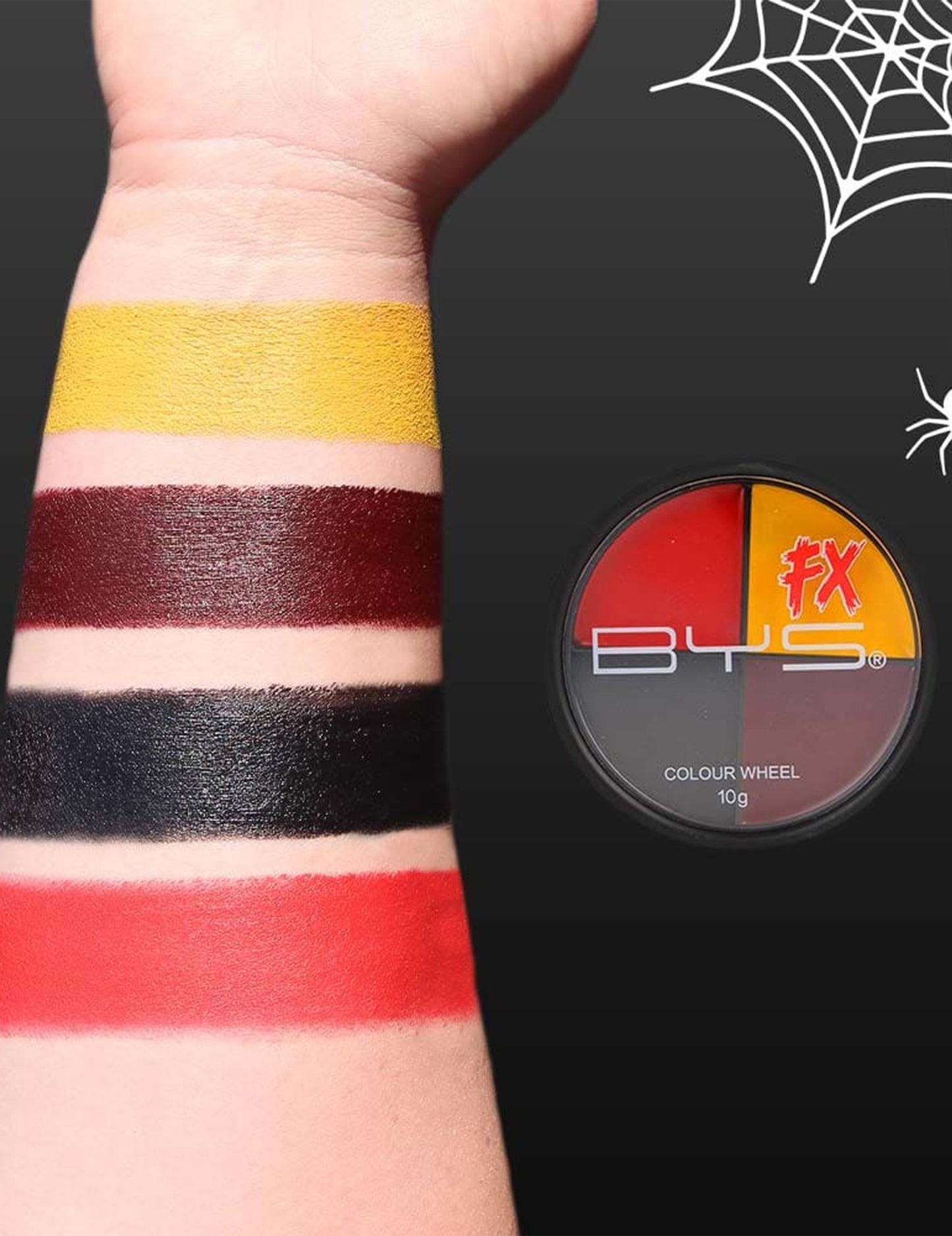Paleta de maquillaje 4 colores para heridas 10 g