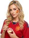 Paleta de maquillaje con los colores de España
