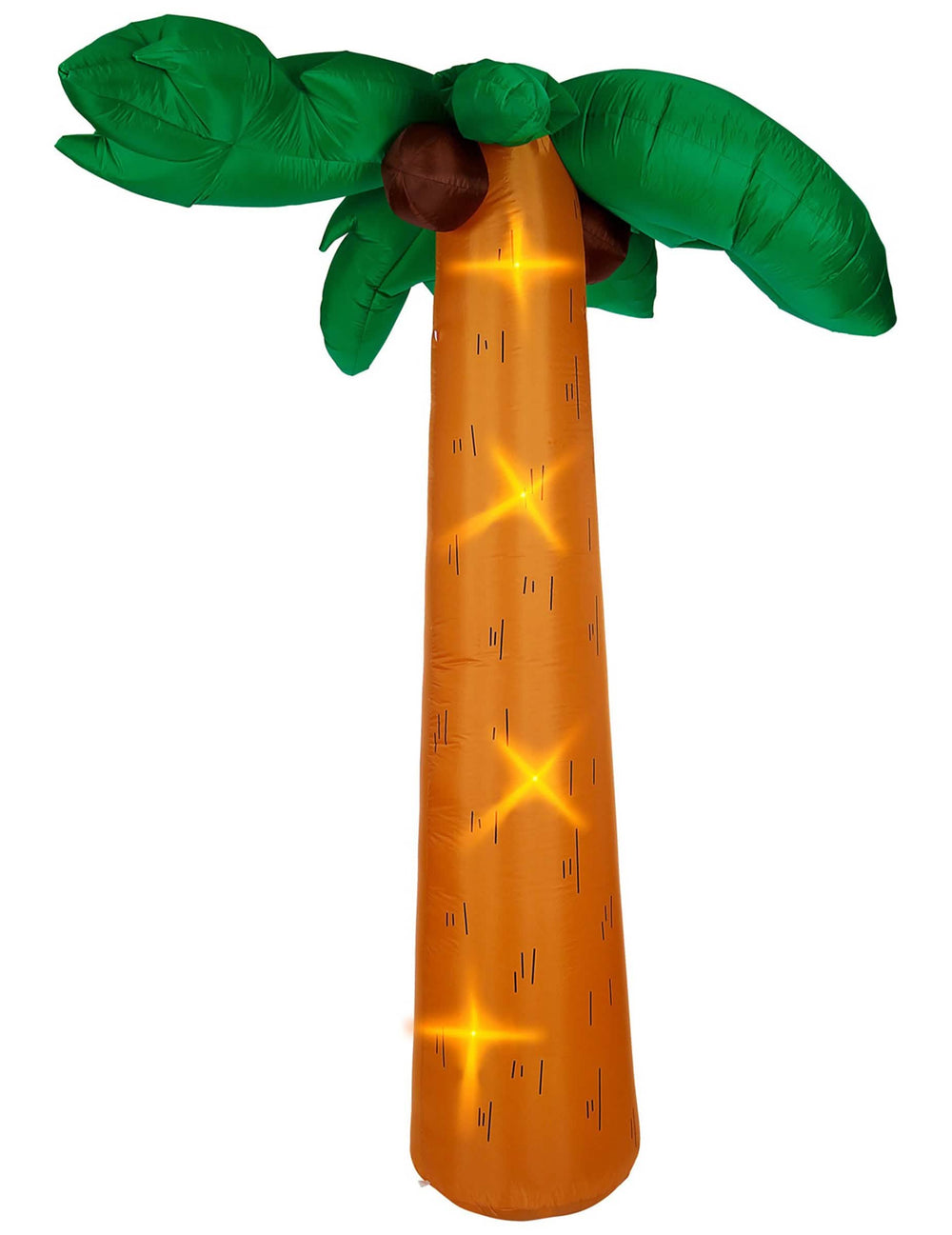 Palmera gigante carry me luminosa para decoración de fiesta verde y marrón