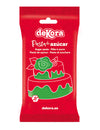 Pasta de azúcar verde sin gluten 250 g lista para usar