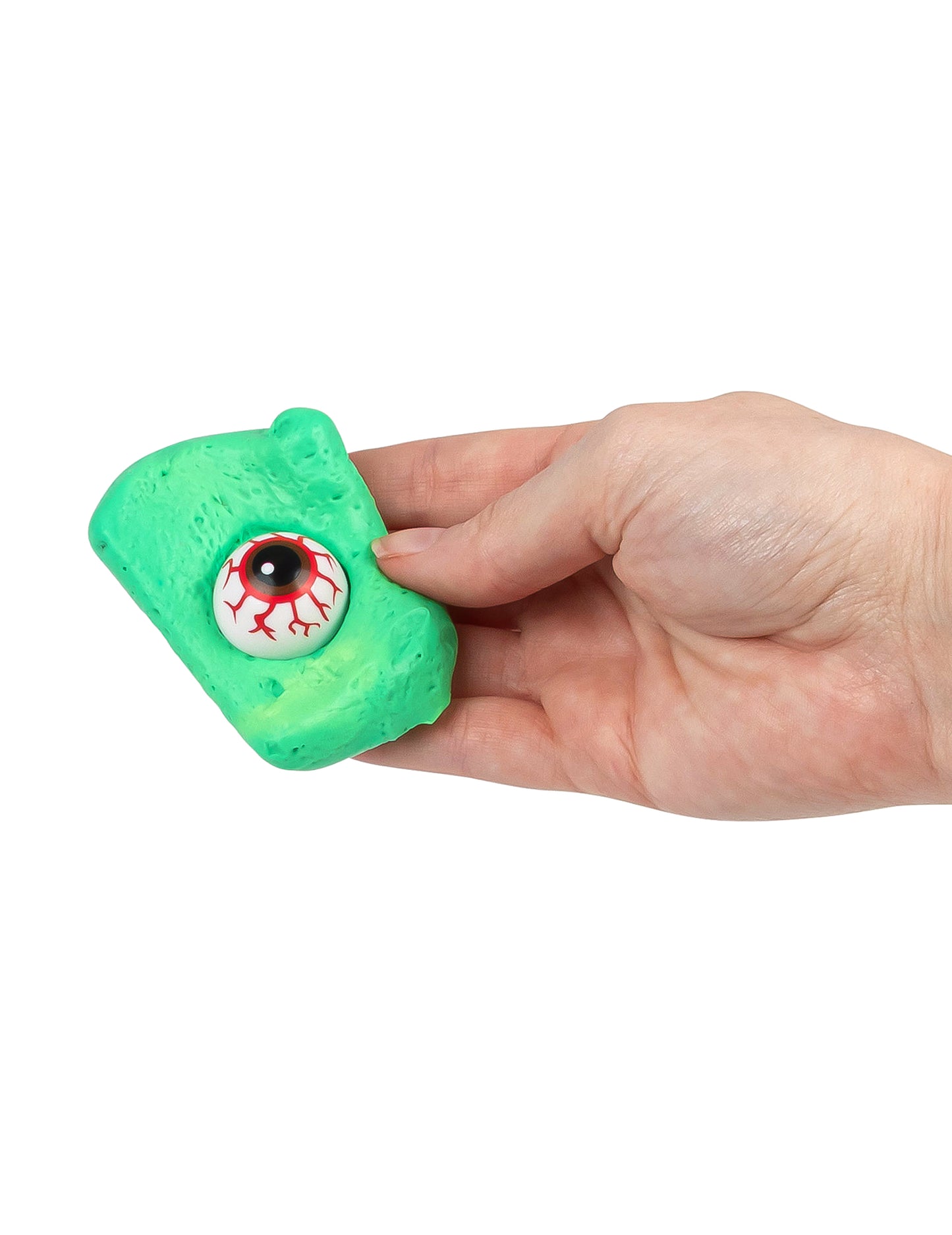 Masa y slime con globo ocular y mini ojos Scrunchems