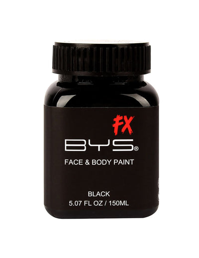 Pintura facial y corporal especial FX negro 150 ml