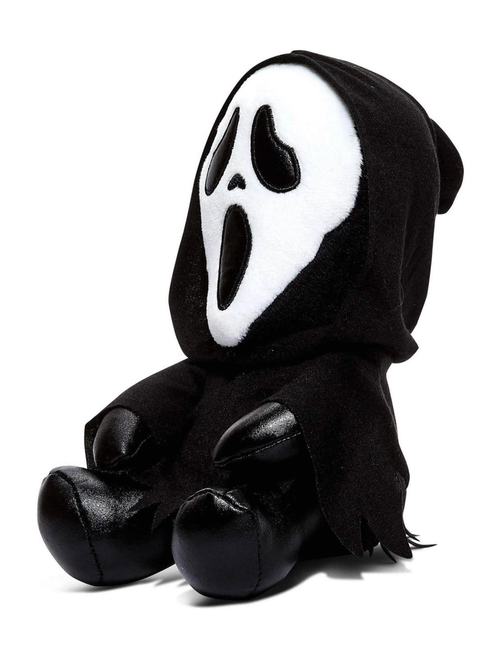 Vue de profil de la peluche Scream Ghostface