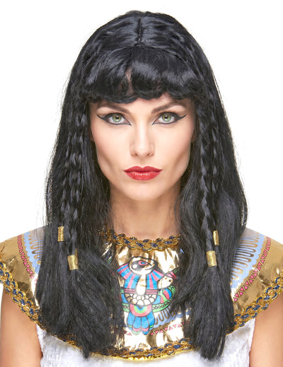 Peluca de Cleopatra para mujer