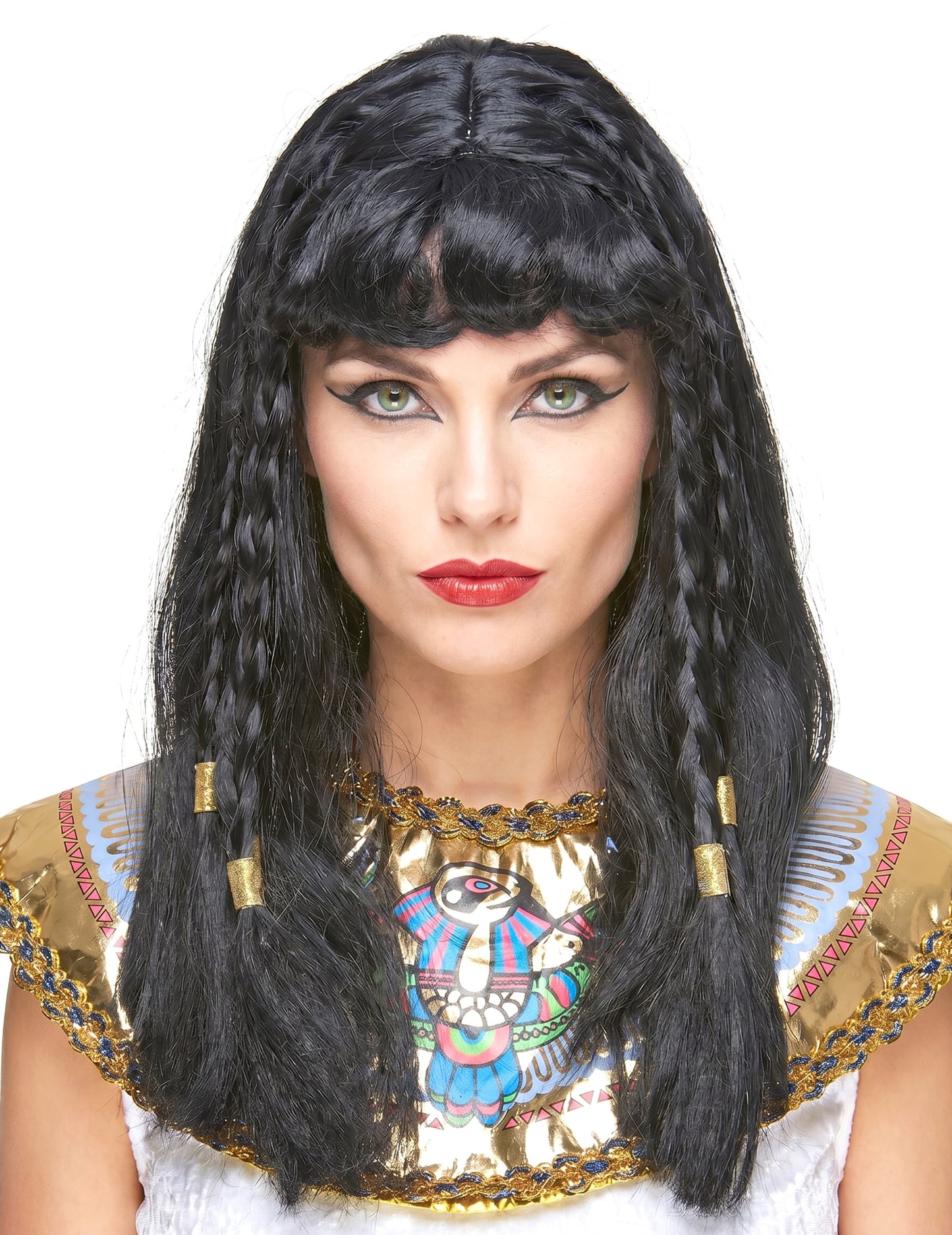 Peluca de Cleopatra para mujer
