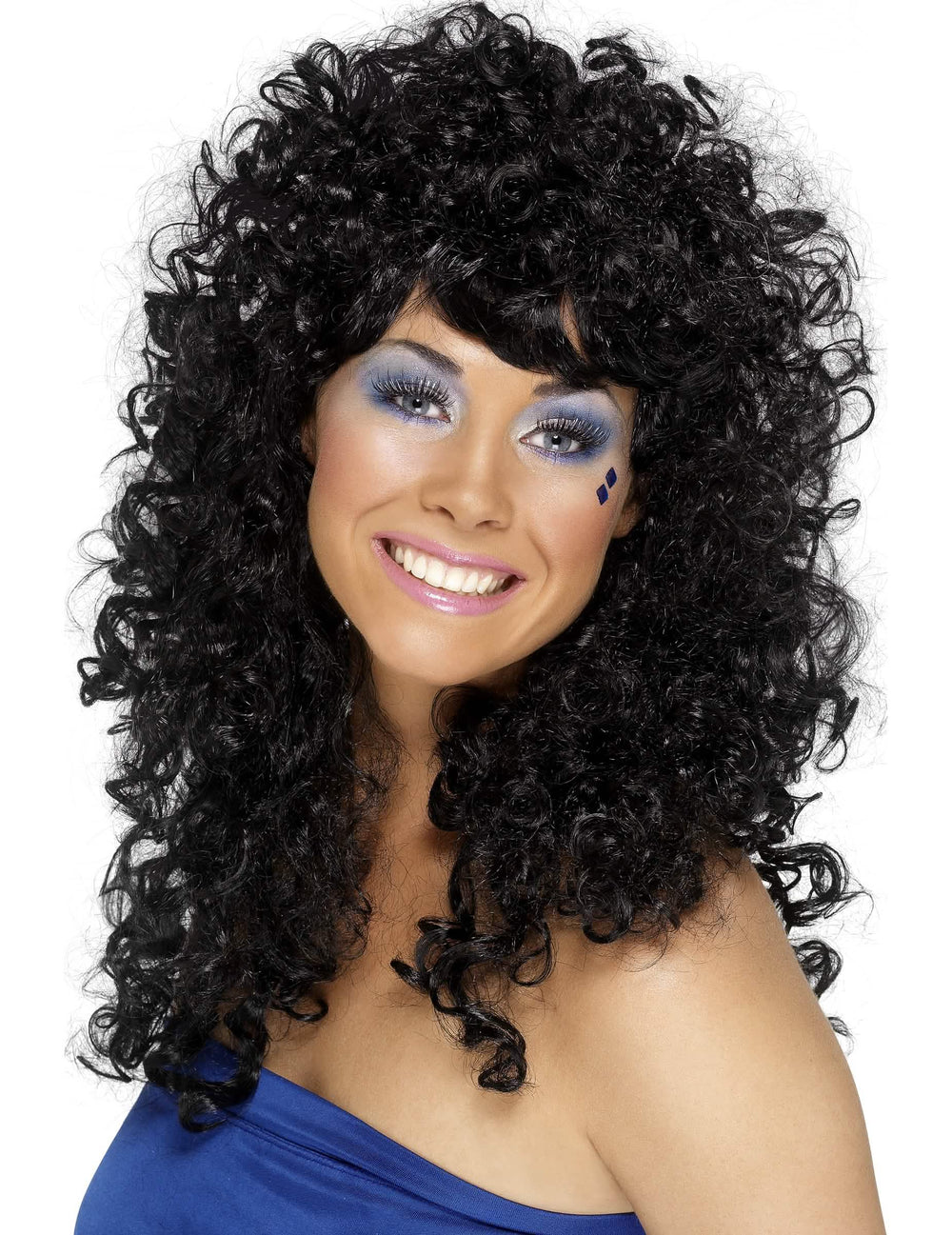 Perruque frisée pour femme noire volumineuse