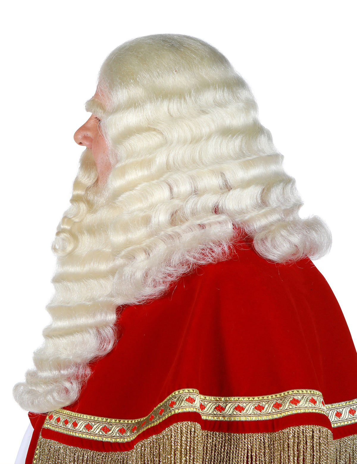 Peluca y barba profesionales de San Nicolás en pelo de yak