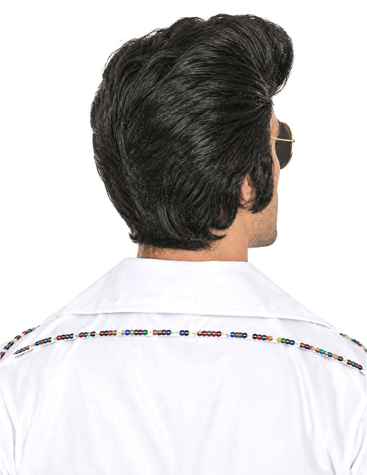 Peluca estrella de rock hombre