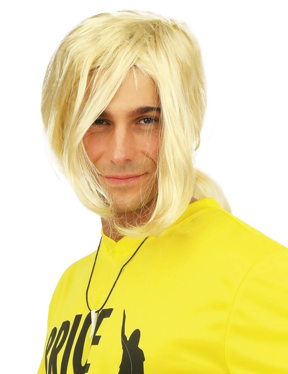 Peluca de surfista Brice de Nice™ para adulto rubia