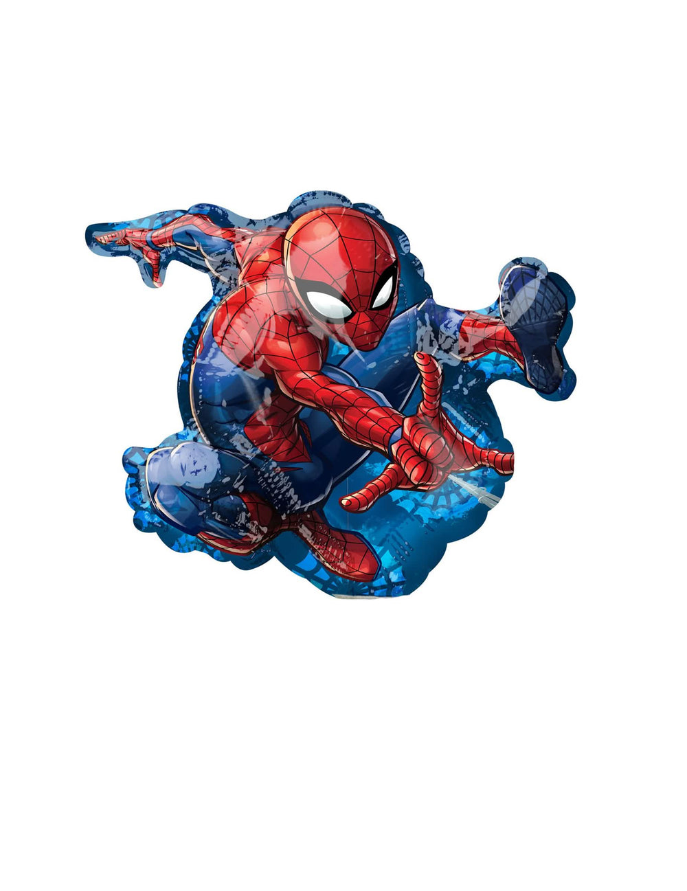 Globo de aluminio Spiderman para niño rojo y azul