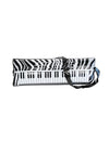 Piano gonflable musique pour adulte noir et blanc avec bandoulière