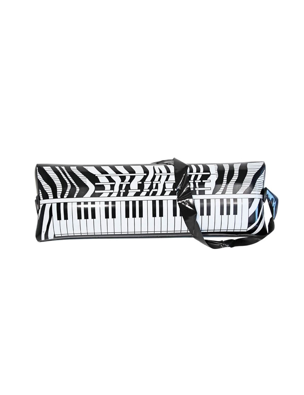 Piano gonflable musique pour adulte noir et blanc avec bandoulière