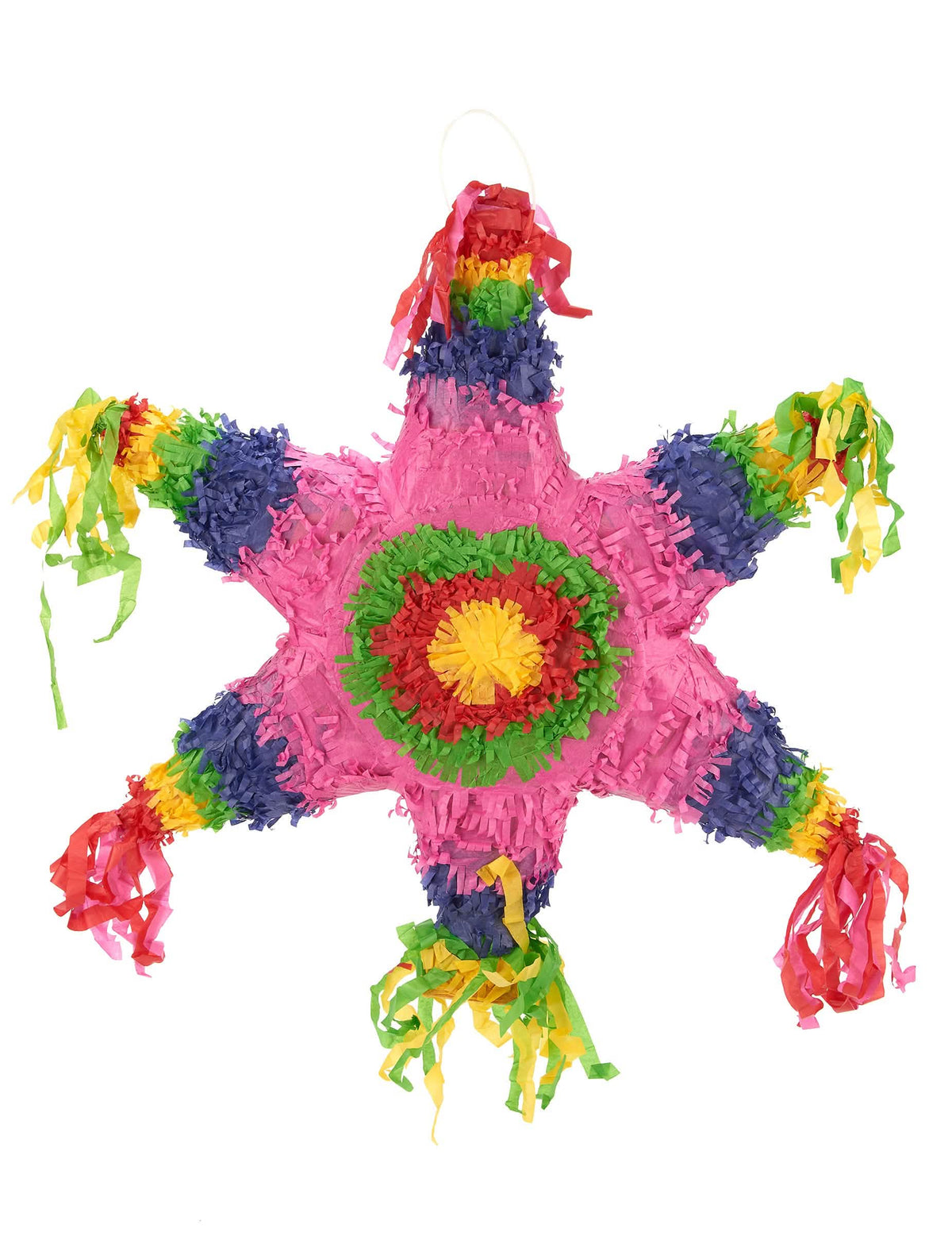 Piñata estrella mexicana para fiesta multicolor