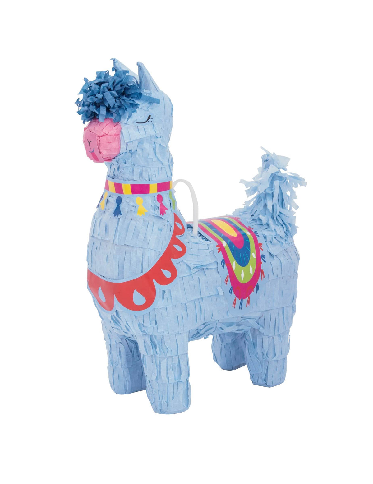 Escenificación de la mini piñata llama
