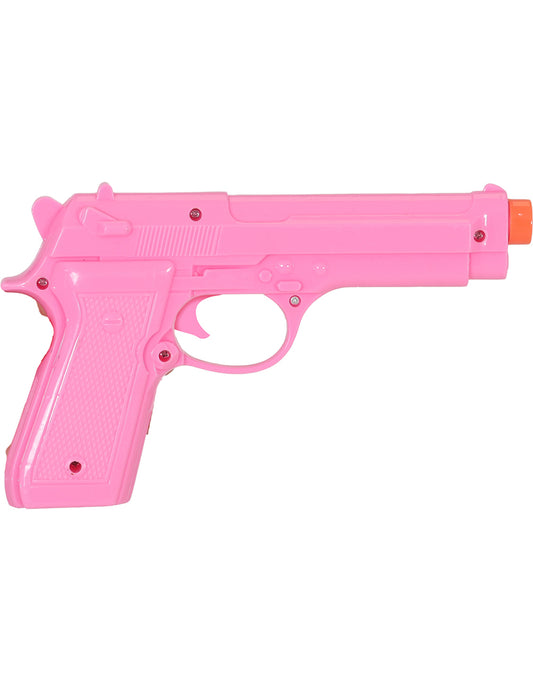Pistola de juguete rosa 23 cm