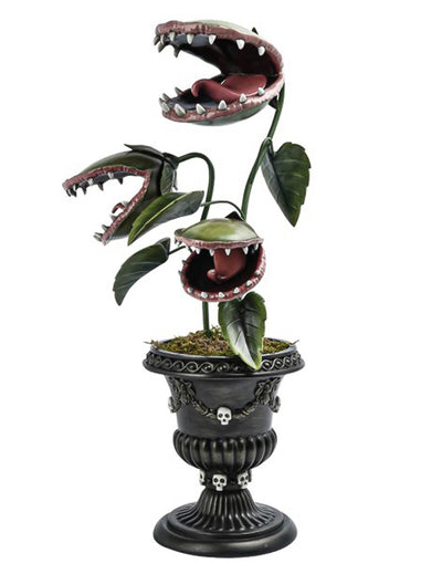 Planta carnívora gigante de resina 23 x 27 x 58 cm