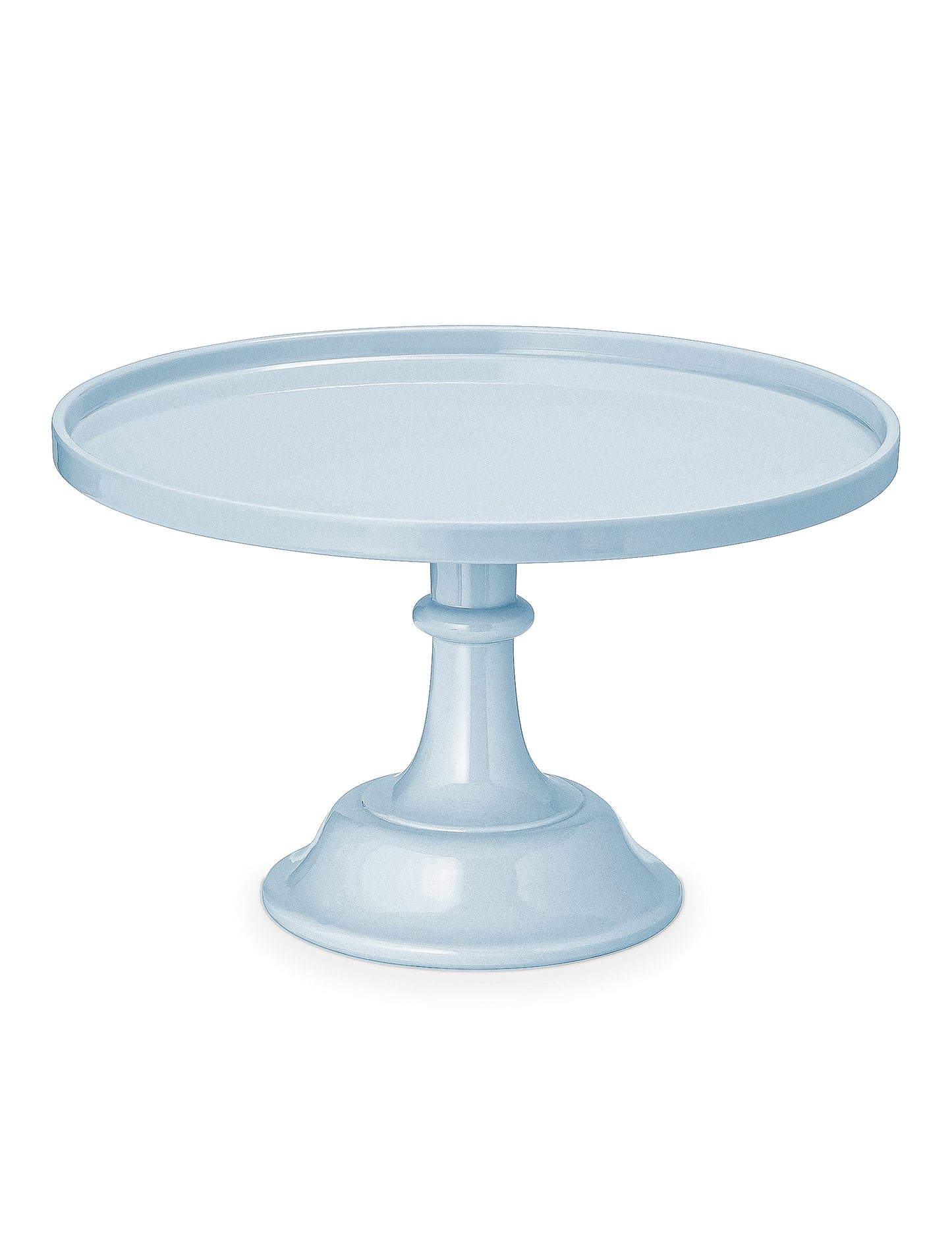 Soporte para tartas de acrílico azul claro 24 cm