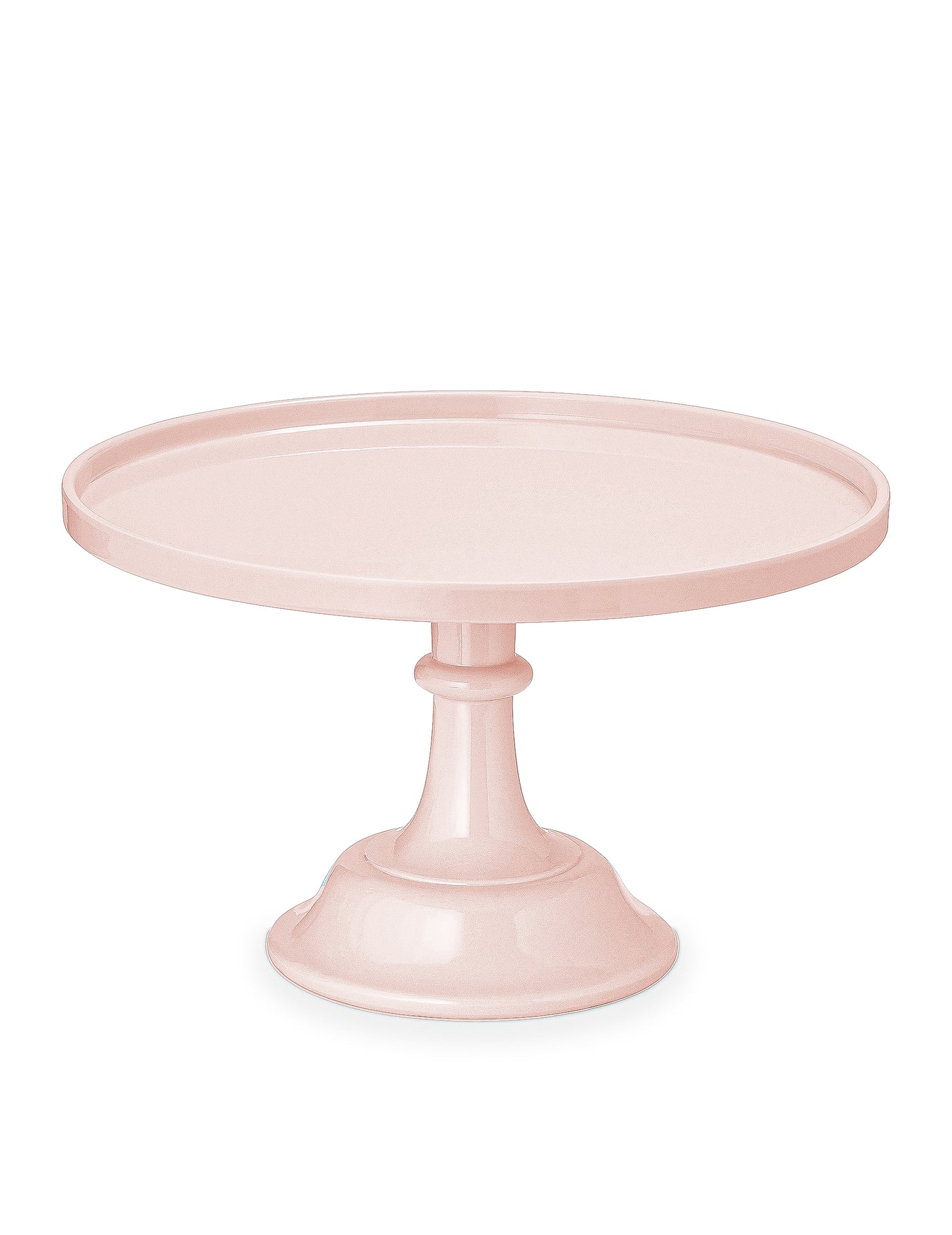 Soporte para tartas de acrílico rosa claro 24 cm