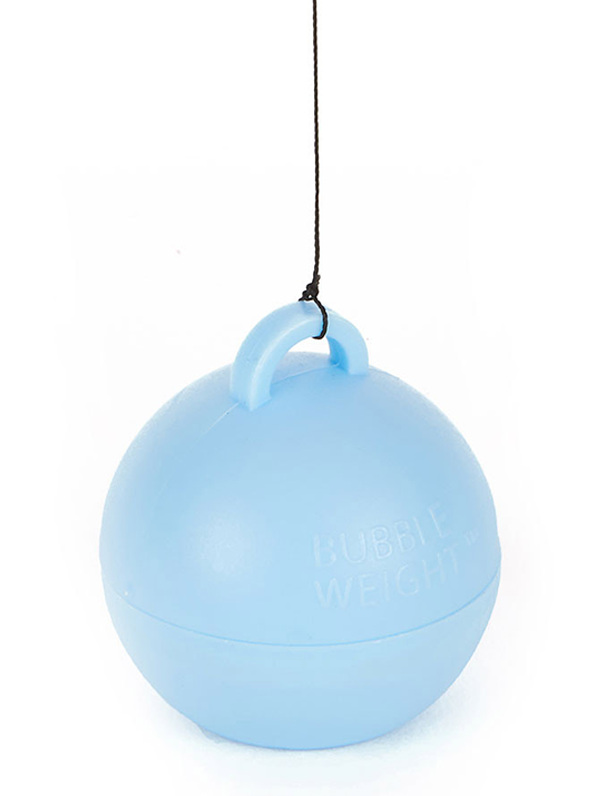 Poids ballon hélium pour décoration bleu ciel