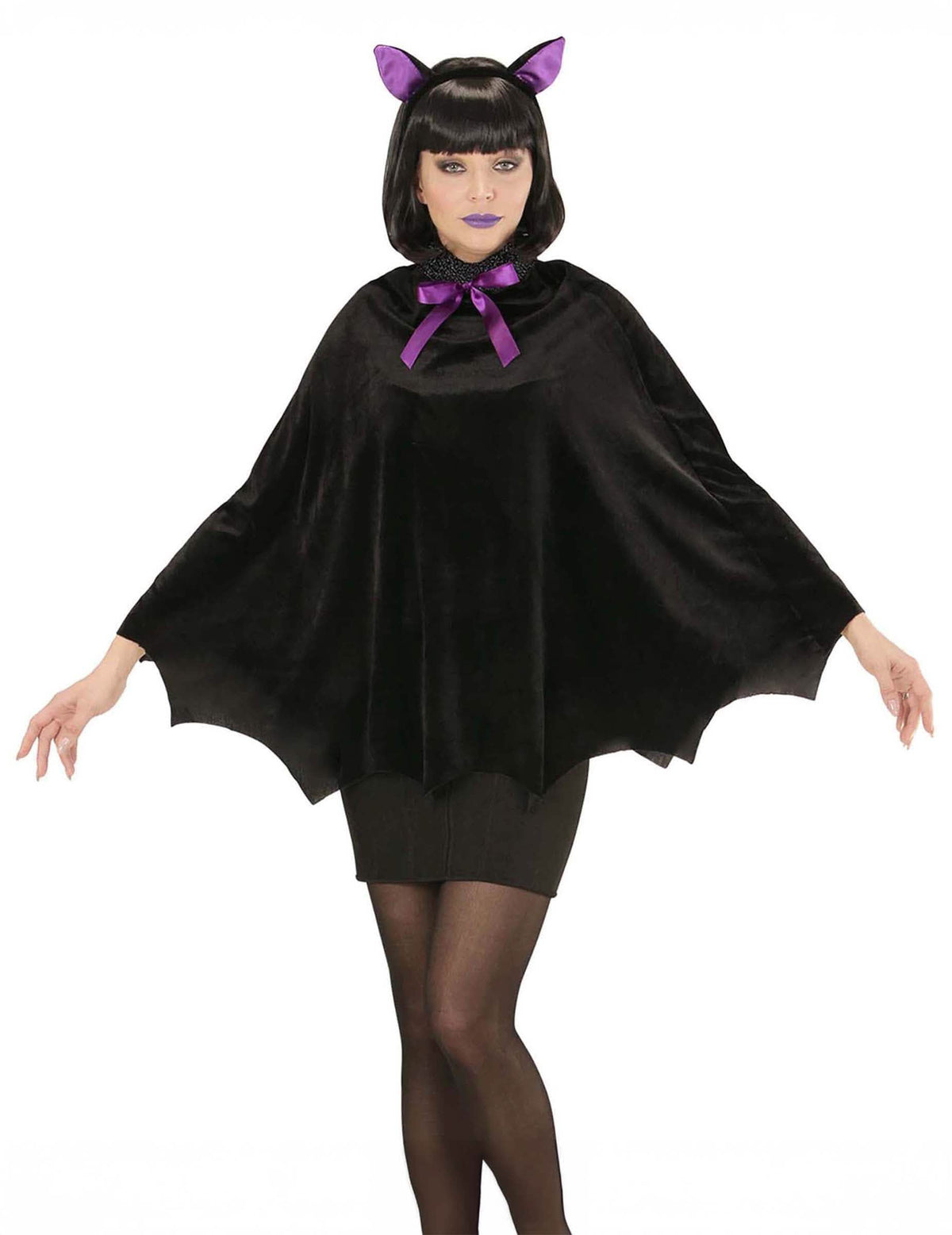 Vue d'ensemble du poncho chauve souris