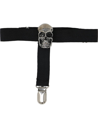 Liguero elástico con calavera para adulto