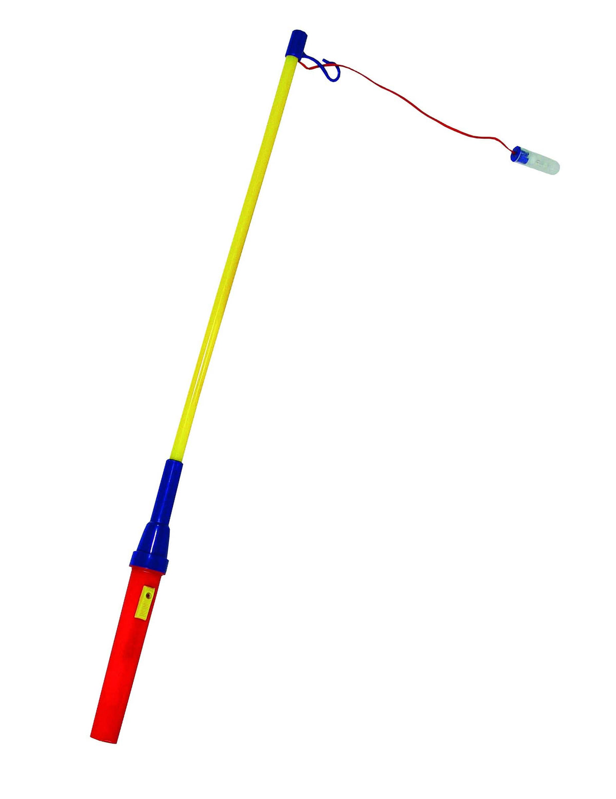 Porta farolillos eléctrico amarillo y rojo