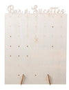 Expositor de piruletas de madera 40 x 30 cm bar à sucettes