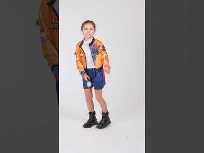 Déguisement Chasseuse de démon Kpop en short fille