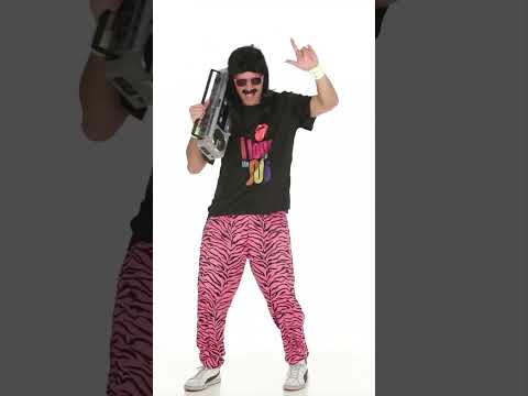 Déguisement jogging I love 80's grande taille homme